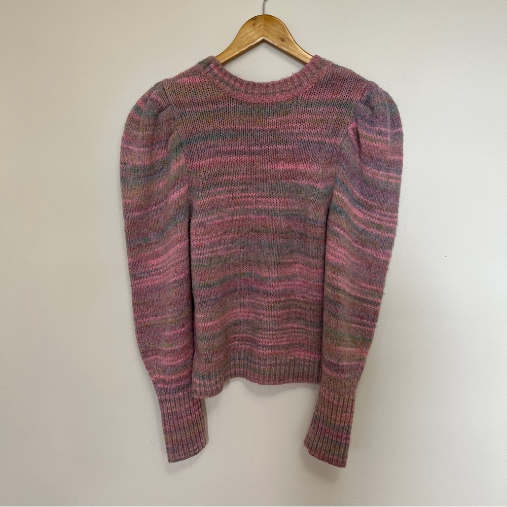 Loveshackfancy Aquarius Pullover Pink Striped Kni… - image 5